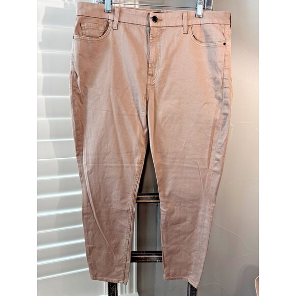 7 FOR ALL MANKIND JEN 7 SKINNY ANKLE TAN JEANS  PLUS SIZE 18W - Picture 1 of 9